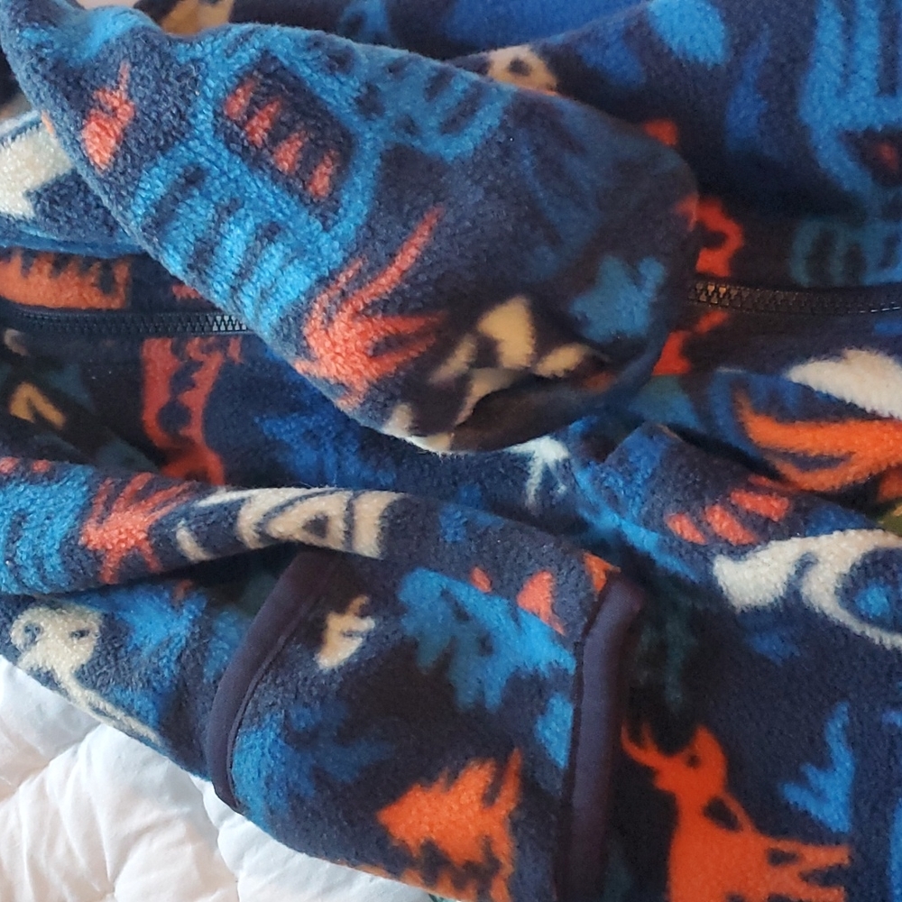 EUC Columbia fleece snowsuit size 6-12 months - Picture 4 of 6
